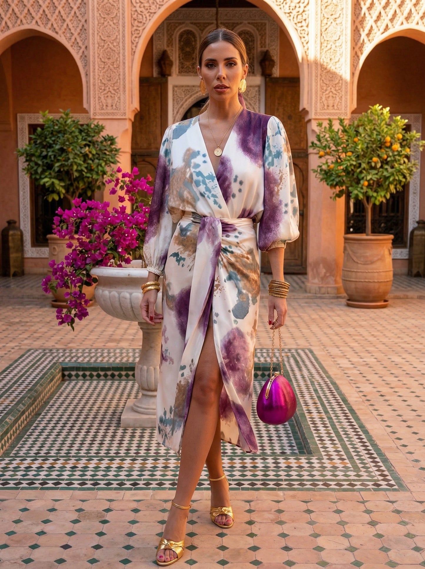Sofía | Vestido de primavera sofisticado a dos piezas