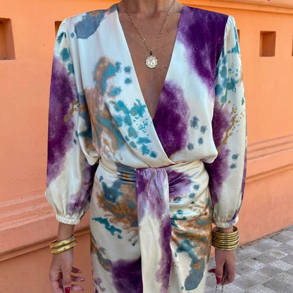 Sofía | Vestido de primavera sofisticado a dos piezas