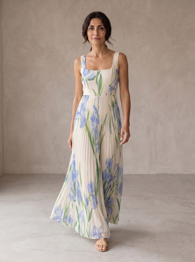 Oriah | Vestido Maxi A-Line Floral