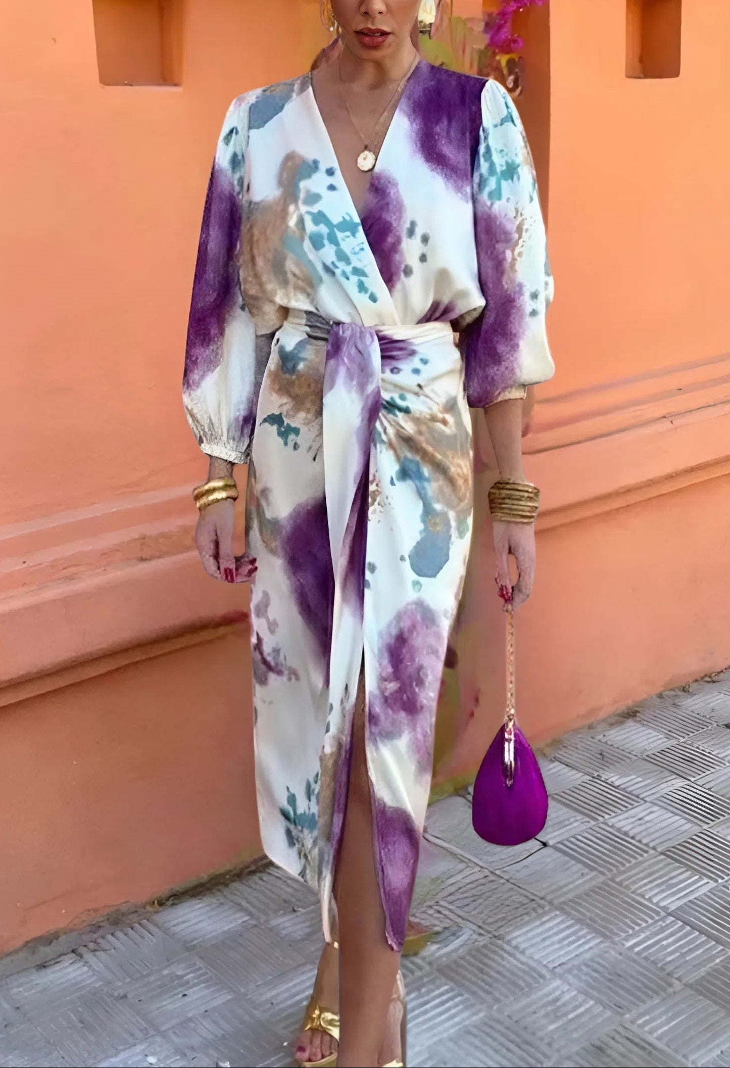 Sofía | Vestido de primavera sofisticado a dos piezas